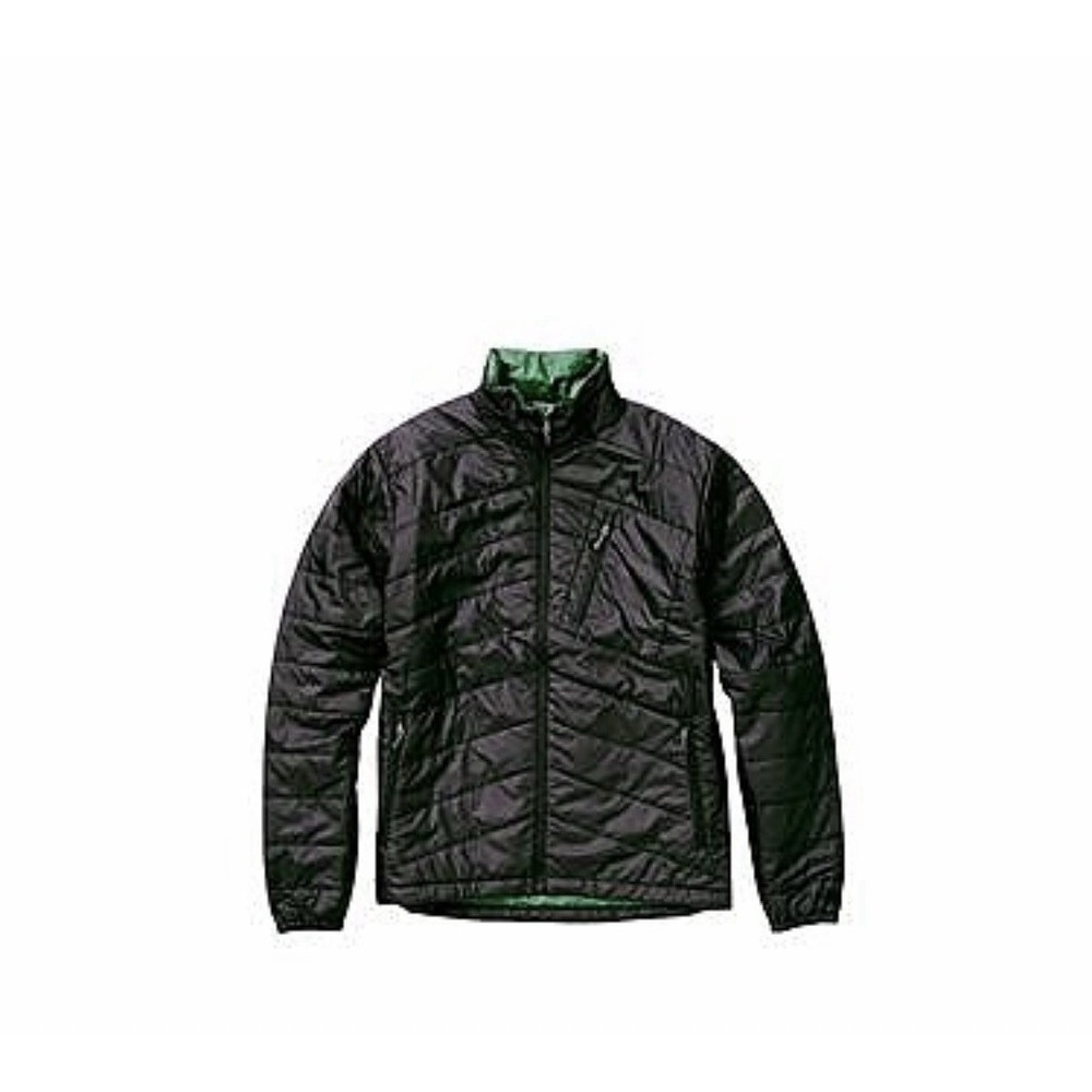 IBEX Abbott Woolaire Puffer Jacket Gray Green Down Full Zip Winter Mens Size XL